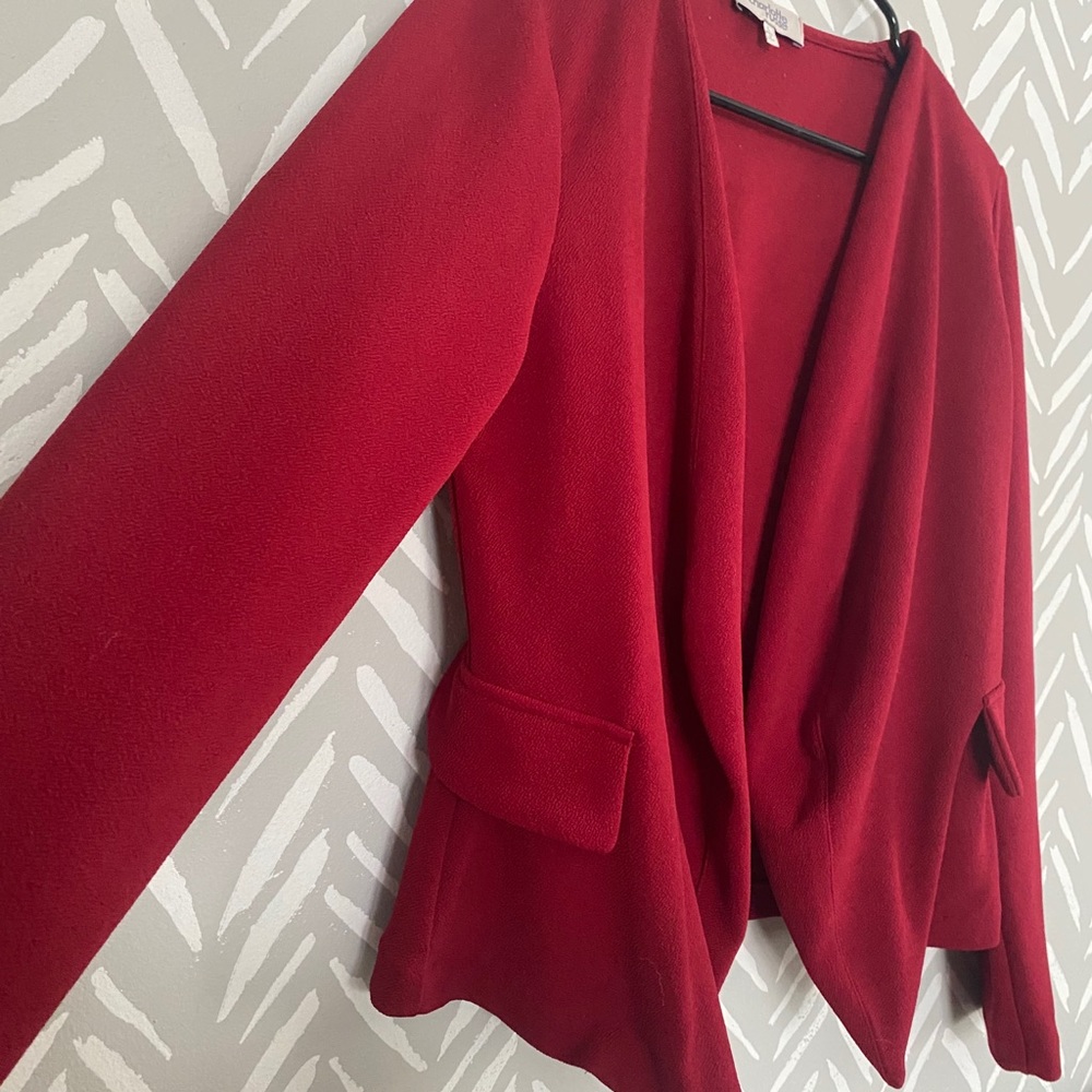 Red blazer